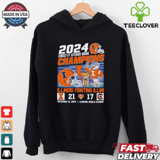 2024 Cheez it Citrus Bowl Illinois Fighting Illini score mascot shirt  Fan Favorite