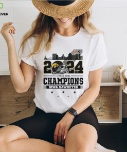 2024 Citrus Bowl Champions Iowa Hawkeyes City Helmet And Logo T Shirt