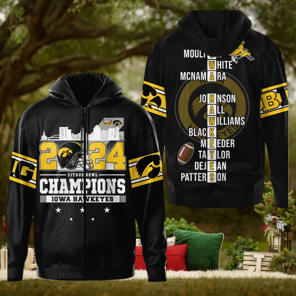 2024 Citrus Bowl Champions Iowa Hawkeyes Hoodie T Shirt 2024 Citrus Bowl Champions Iowa Hawkeyes Hoodie T Shirt