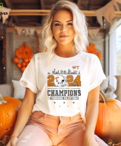 2024 Citrus Bowl Champions Tennessee Volunteers Helmet And Logo T Shirt