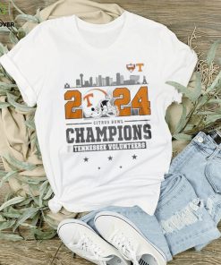 2024 Citrus Bowl Champions Tennessee Volunteers Helmet And Logo T Shirt