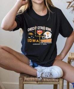 2024 Citrus Bowl Iowa Hawkeyes vs. Tennessee Volunteers Dueling Helmet Shirt