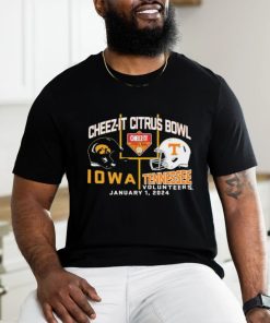 2024 Citrus Bowl Iowa Hawkeyes vs. Tennessee Volunteers Dueling Helmet Shirt