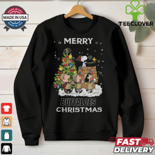 2024 Colorado Buffaloes Snoopy And Friends Merry Christmas Shirt