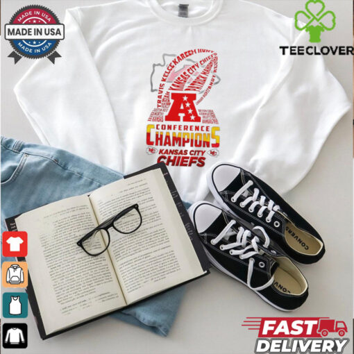 2024 Conference Champions Kansas City Chiefs trophy shirt