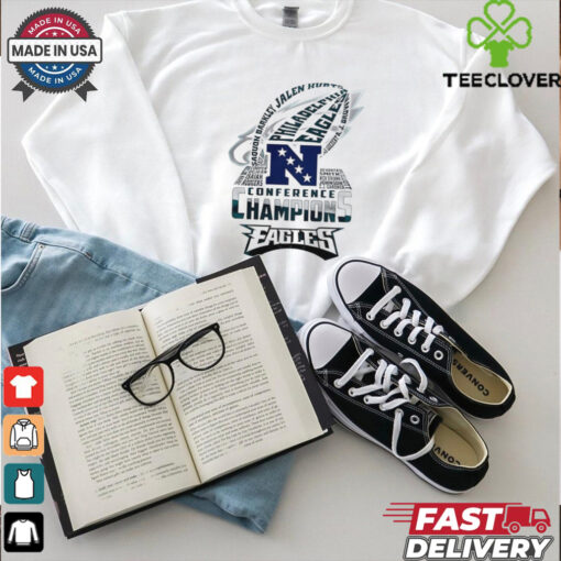 2024 Conference Champions Philadelphia Eagles trophy shirt