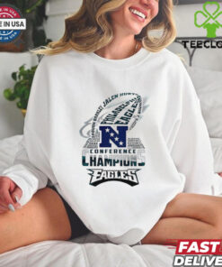 2024 Conference Champions Philadelphia Eagles trophy shirt