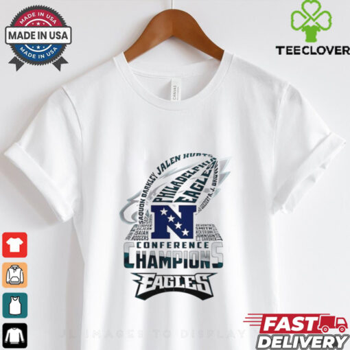 2024 Conference Champions Philadelphia Eagles trophy shirt