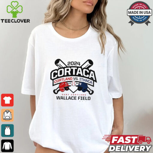 2024 Cortaca Cortland vs Ithaca suny cortland wallace field shirt