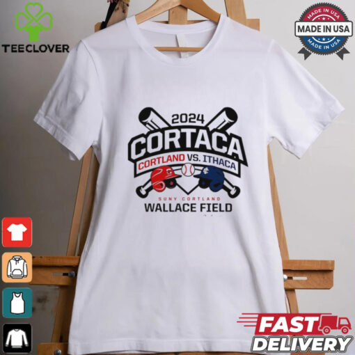 2024 Cortaca Cortland vs Ithaca suny cortland wallace field shirt