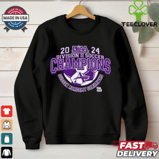 2024 DIAA Division 11 Soccer Champions Sussex Academy Seahawks Shirt