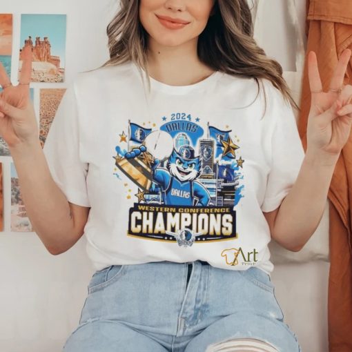 2024 Dallas Mavericks Mascots Western Conference Champions Shirt