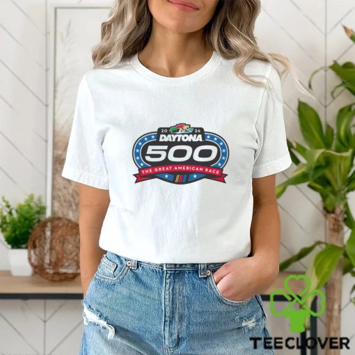 2024 Daytona 500 Checkered flag sports logo the great American race hoodie, sweater, longsleeve, shirt v-neck, t-shirt