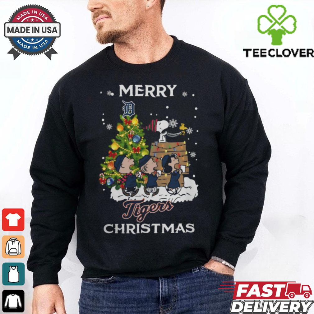 2024 Detroit Tigers Snoopy And Friends Merry Christmas Shirt 2024 Detroit Tigers Snoopy And Friends Merry Christmas Shirt