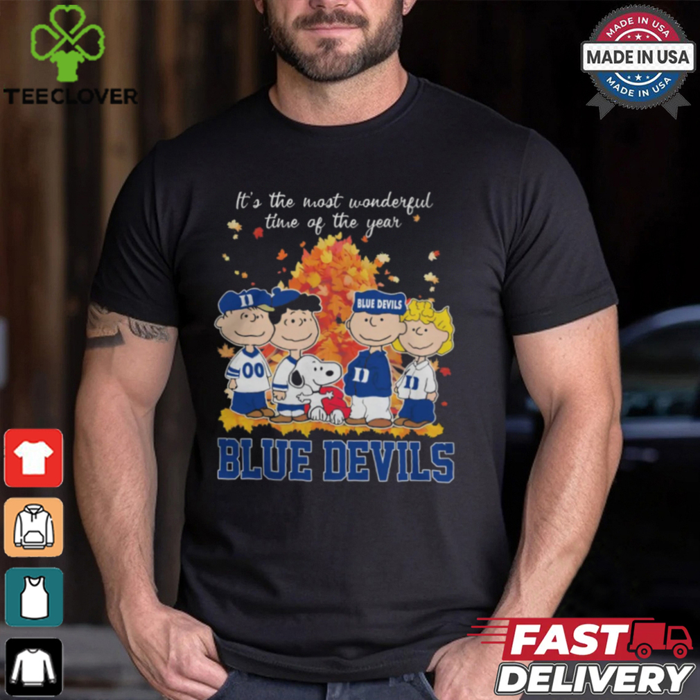 2024 Duke Blue Devils x Peanuts Snoopy Is The Most Wonderful Time Of The Year Shirt 2024 Duke Blue Devils x Peanuts Snoopy Is The Most Wonderful Time Of The Year Shirt