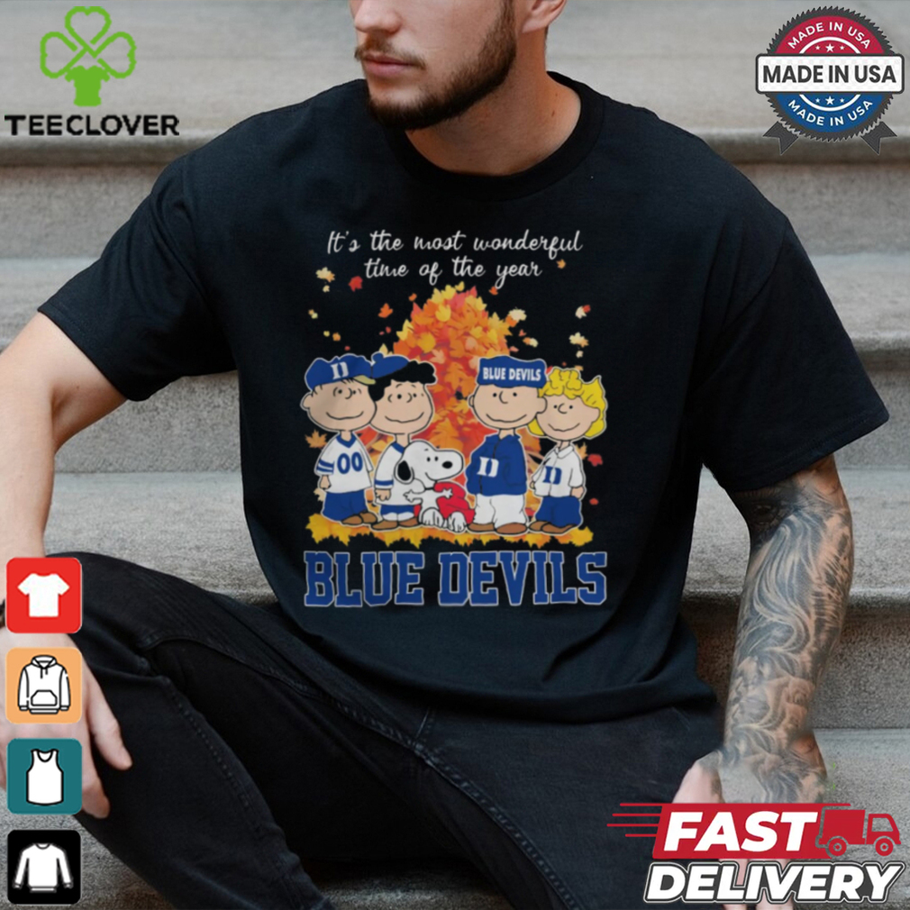 2024 Duke Blue Devils x Peanuts Snoopy Is The Most Wonderful Time Of The Year Shirt 2024 Duke Blue Devils x Peanuts Snoopy Is The Most Wonderful Time Of The Year Shirt