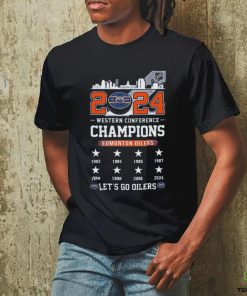 2024 Edmonton Oilers Western Conference Champions Go Oilers Shirt