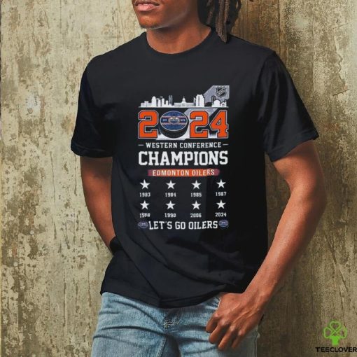 2024 Edmonton Oilers Western Conference Champions Go Oilers Shirt