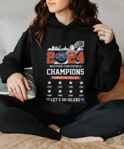 2024 Edmonton Oilers Western Conference Champions Go Oilers Shirt