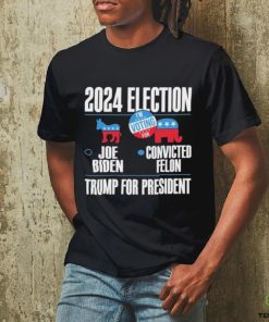 2024 Election Joe Biden Convicted Felon Trump For President T Shirt