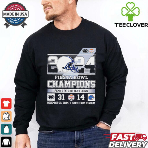 2024 Fiesta Bowl Champions Penn State Nittany Lions score shirt  Fan Favorite