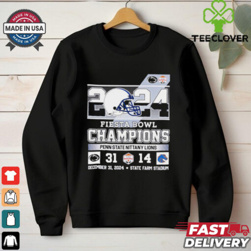 2024 Fiesta Bowl Champions Penn State Nittany Lions score shirt  Fan Favorite