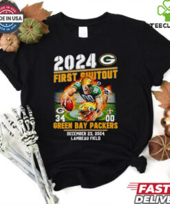 2024 First Shutout Green Bay Packers mascot shirt