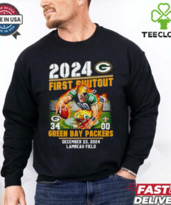 2024 First Shutout Green Bay Packers mascot shirt