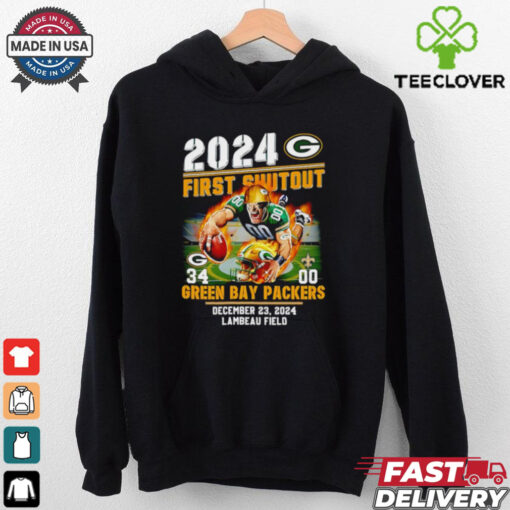 2024 First Shutout Green Bay Packers mascot shirt