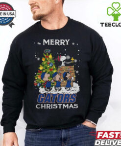 2024 Florida Gators Snoopy And Friends Merry Christmas Shirt Shirt