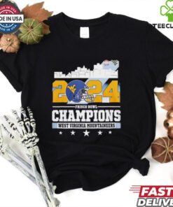 2024 Frisco Bowl Champions West Virginia Mountaineers   Unisex T Shirt