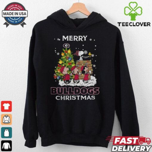 2024 Georgia Bulldogs Snoopy And Friends Merry Christmas Shirt