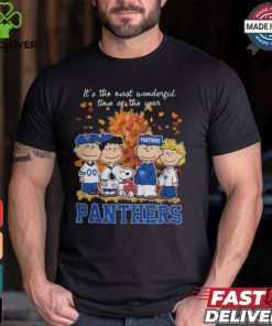 2024 Georgia State Panthers x Peanuts Snoopy Is The Most Wonderful Time Of The Year Shirt