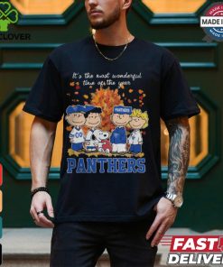 2024 Georgia State Panthers x Peanuts Snoopy Is The Most Wonderful Time Of The Year Shirt