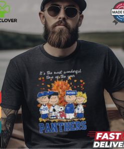 2024 Georgia State Panthers x Peanuts Snoopy Is The Most Wonderful Time Of The Year Shirt