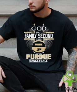 2024 God first family second then Purdue basketball hoodie, sweater, longsleeve, shirt v-neck, t-shirt