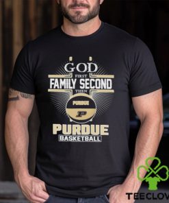 2024 God first family second then Purdue basketball hoodie, sweater, longsleeve, shirt v-neck, t-shirt