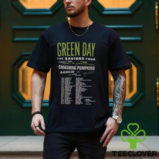 2024 Green Day The Saviors Tour Dates 2 Sides Shirt
