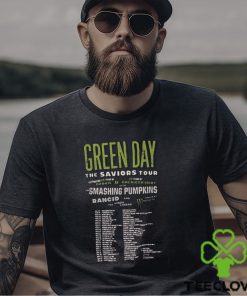 2024 Green Day The Saviors Tour Dates 2 Sides Shirt