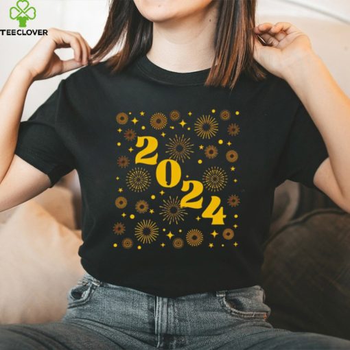 2024 Happy New Year fireworks New Year Eve let the countdown begin hoodie, sweater, longsleeve, shirt v-neck, t-shirt