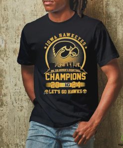 2024 Iowa Hawkeyes Big 10 Champions Let’s Go Hawks shirt