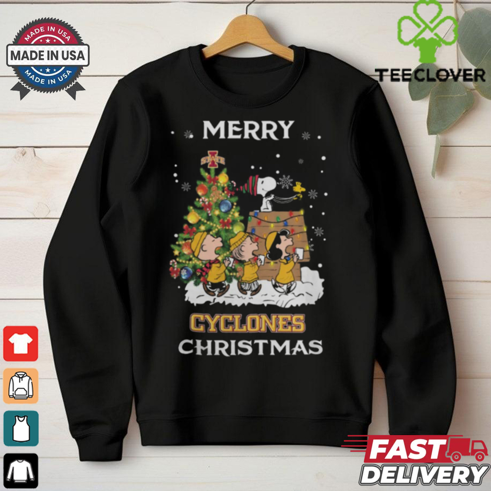 2024 Iowa State Cyclones Snoopy And Friends Merry Christmas Shirt 2024 Iowa State Cyclones Snoopy And Friends Merry Christmas Shirt