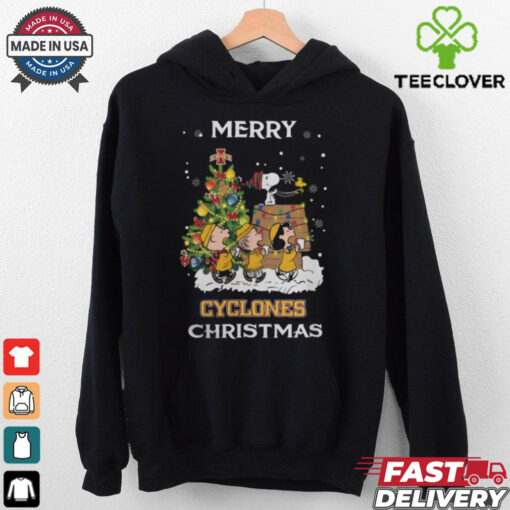 2024 Iowa State Cyclones Snoopy And Friends Merry Christmas Shirt