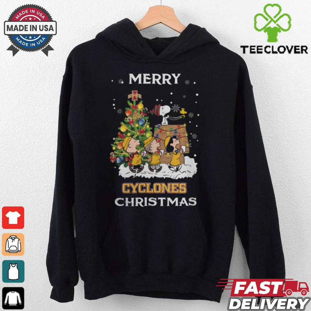 2024 Iowa State Cyclones Snoopy And Friends Merry Christmas Shirt 2024 Iowa State Cyclones Snoopy And Friends Merry Christmas Shirt