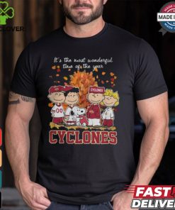 2024 Iowa State Cyclones x Peanuts Snoopy Is The Most Wonderful Time Of The Year Shirt