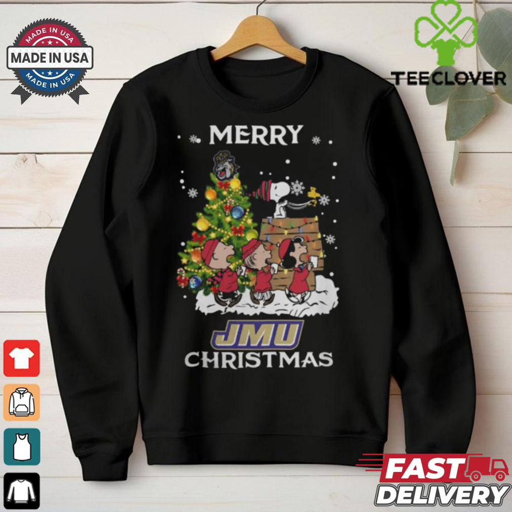 2024 James Madison Dukes Snoopy And Friends Merry Christmas Shirt 2024 James Madison Dukes Snoopy And Friends Merry Christmas Shirt