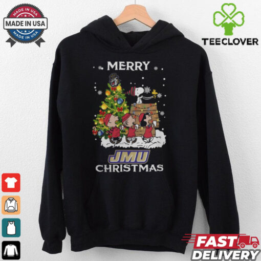 2024 James Madison Dukes Snoopy And Friends Merry Christmas Shirt