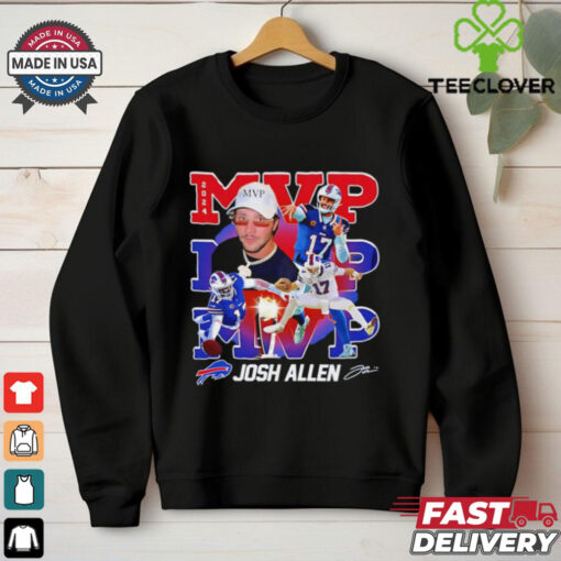 2024 Josh Allen MVP Buffalo Bills signature shirt