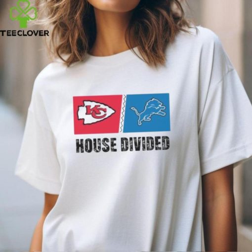 2024 Kansas City Chiefs vs Detroit Lions House Divided Shirt