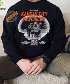 2024 Kansas City Mavericks 2024 Mountain Division Champions and 2024 Brabham Cup Champions shirt